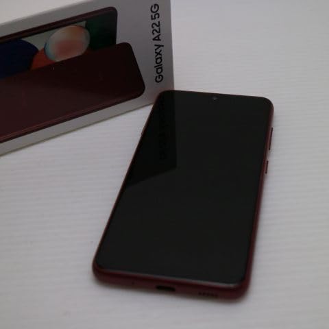 Amazon | docomo Galaxy A22 5G レッド SIMフリー | docomo